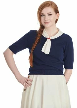 Banned Ahoy Sail 40's Jumper Navy