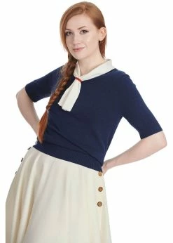 Banned Ahoy Sail 40's Jumper Navy 7 Banned Ahoy Sail 40's Jumper Navy -Banned Retro Shop banned JP57114 ahoy sail jumper navy 2 89945c19 b471 44b3 9d11 50aeadef3e82 1024x1024