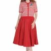 Banned Polly Swing Skirt Red