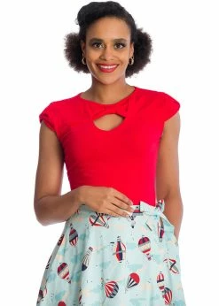 Banned Be Free 50's Top Red