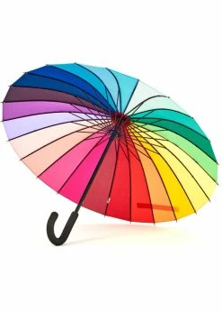 Loving Rain Everyday Rainbow Umbrella -Banned Retro Shop loving rain EDSRAINR everyday rainbow 3 1024x1024
