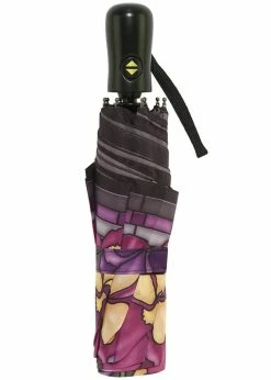 Loving Rain Stained Glass Compact Umbrella -Banned Retro Shop loving rain GFFSGP stained glass folding 2 ac701efa d22c 4fb6 9d29 618fa566f01c 1024x1024