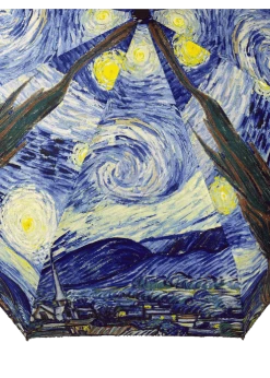 Loving Rain Van Gogh Starry Night Compact Umbrella -Banned Retro Shop loving rain SKAFSN starry night folding 5 b4a17410 e634 45d6 9ab9 25ad931f15f2 1024x1024