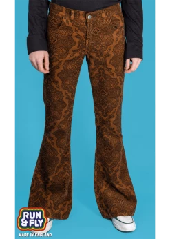 Run & Fly Mens Hendrix Corduroy 70's Flared Trousers Tobacco Brown -Banned Retro Shop run and fly JM1606 hendrix trousers tobacco 0 3ed1e1f0 fda4 491f a8b9 9f84d7fab531 1024x1024