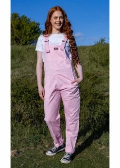 Run & Fly Lightweight Twill 70's Dungarees Cherryblossom