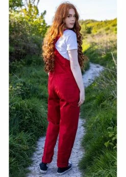 Run & Fly Lightweight Twill 70's Dungarees Red -Banned Retro Shop run and fly JM2062 lightweight twill dungarees red 2 f77767d8 e8b8 4791 93fe 61897031912a 1024x1024