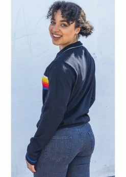 Run & Fly Retro Zip 70's Jumper Black 11 Run & Fly Retro Zip 70's Jumper Black -Banned Retro Shop run and fly JM2073 retro zip jumper blk 6 1024x1024