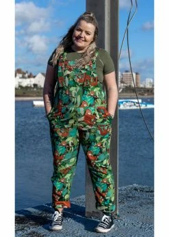 Run & Fly Orangutan Dungarees Green 10 Run & Fly Orangutan Dungarees Green -Banned Retro Shop run and fly JM2076 orangutan dungarees grn 0 1024x1024
