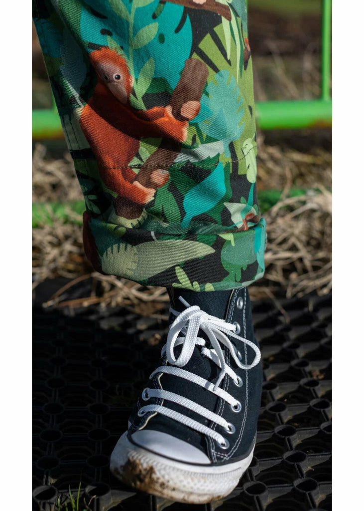 Run & Fly Orangutan Dungarees Green 6 Run & Fly Orangutan Dungarees Green - Image 6