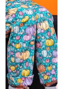 Run & Fly Pumpkin Patch 70's Dungarees Pastel -Banned Retro Shop run and fly JM2179 pumpkin patch dungarees pastel 1 1024x1024