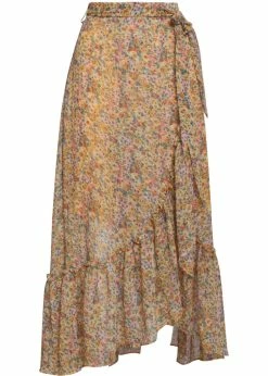 Smashed Lemon Flower Fields 60's Skirt Yellow