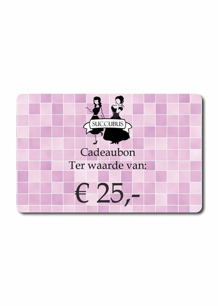 Succubus Giftcard €25,- 2 Succubus Giftcard €25,- - Image 2