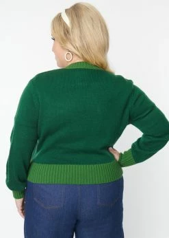 Unique Vintage Smak Parlour Flower Pot 50's Cardigan Green -Banned Retro Shop unique vintage CA SP436KT3P sp flower pot cardi grn 1 80f1eb3f 8485 46ec b529 304666cae350 1024x1024