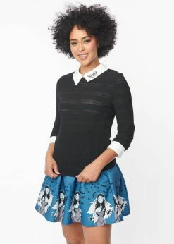 Unique Vintage X Corpse Bride Sabrina Butterfly Sweater Black -Banned Retro Shop unique vintage K1422KT2 corpse bride sabrina sweater 6 82375ec0 bc74 4759 b91b b7057d8aa3e5 1024x1024